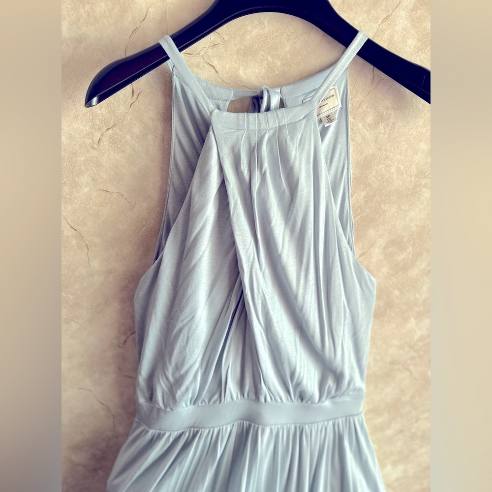 Anthropologie pale blue dress